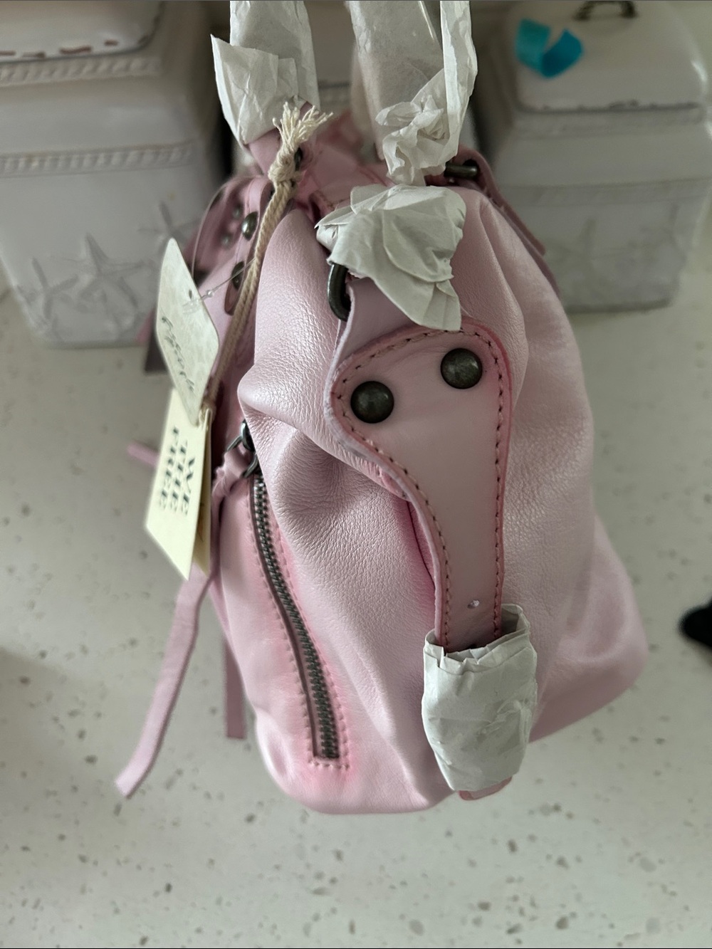 We The Free Baby Emerson Tote Bag in peony pink - Picture 4 of 9